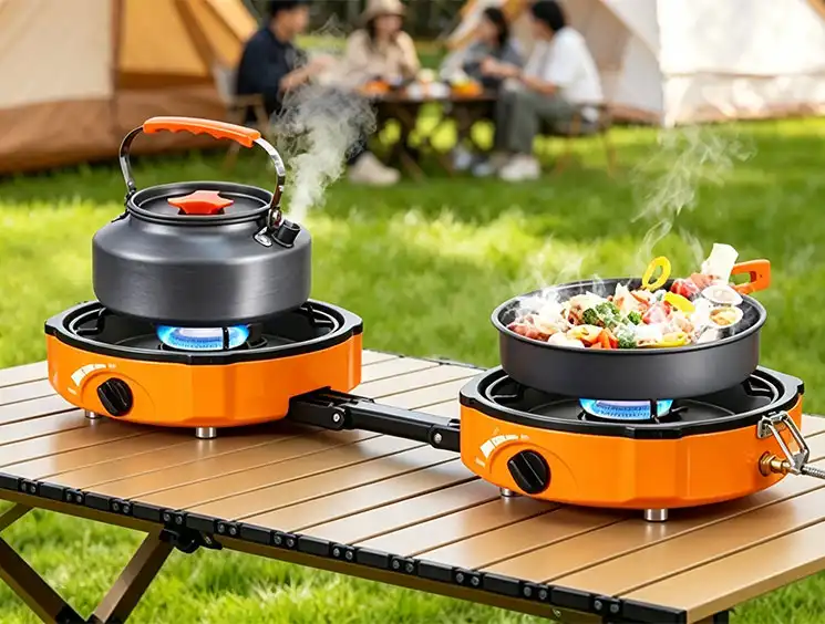 Double Burner Camping Stove for Outdoor Adventures